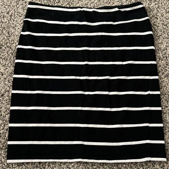Xhiliration skirt - black white striped - cotton - XS - Picture 2 of 3